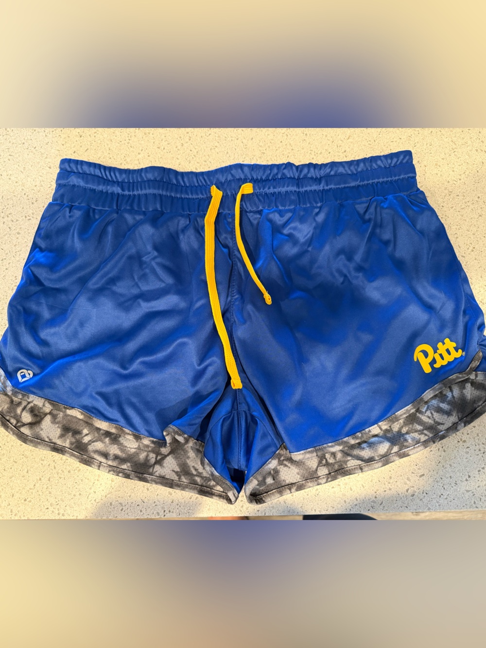 Pitt Women’s Reversible Athletic Shorts, Size L
